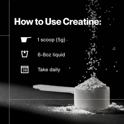 Momentous Creatine Monohydrate Powder, 5g per Serving, Unflavored